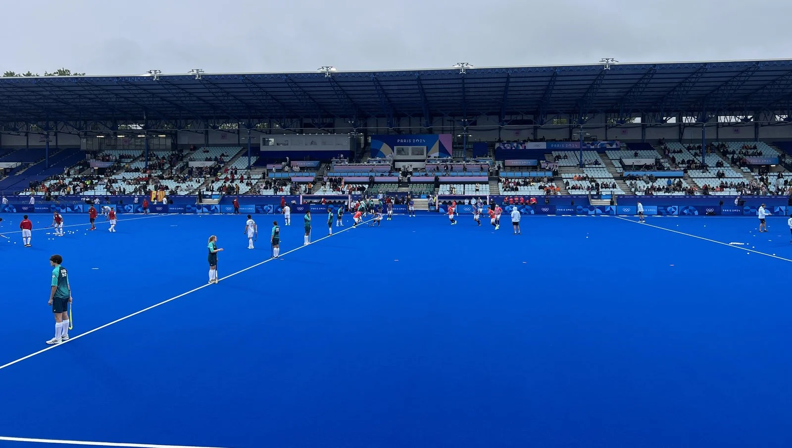 Men's field hockey match at Paris 2024 Olympics