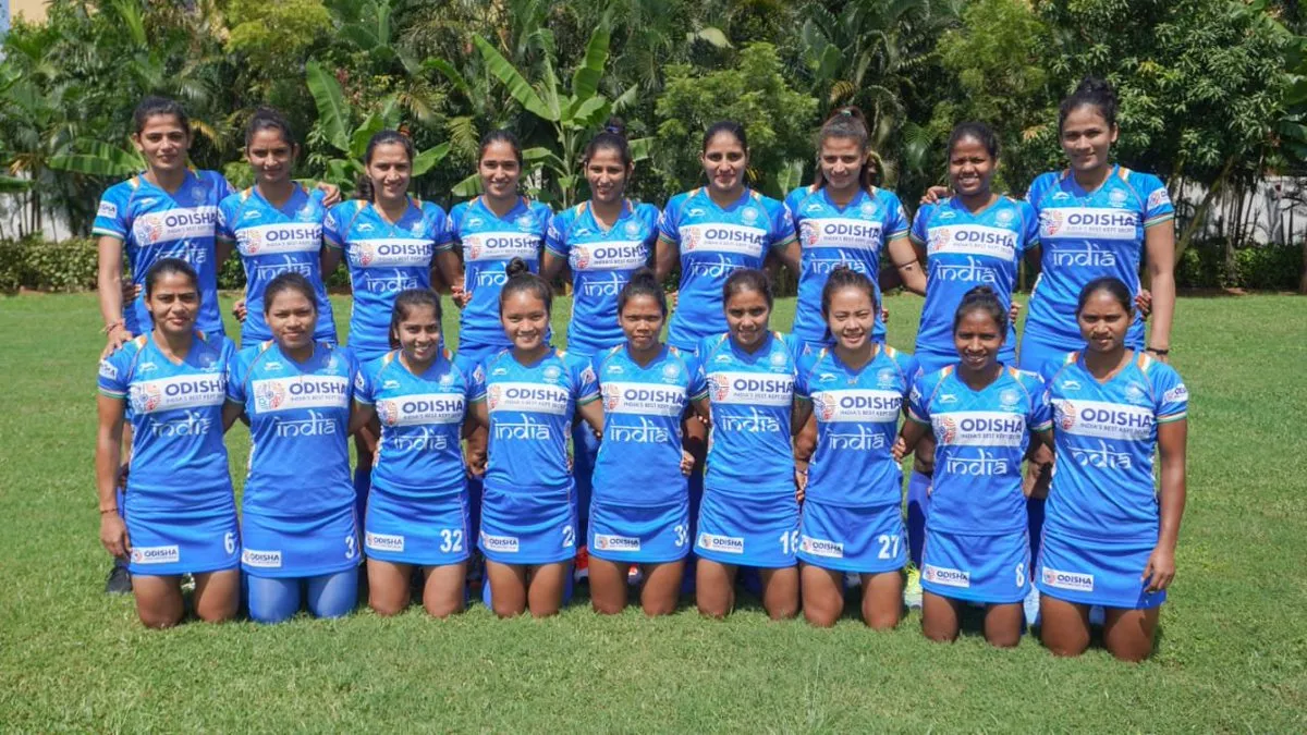 Indian women's hockey team (pictured during the 2019 Olympic Qualifiers)