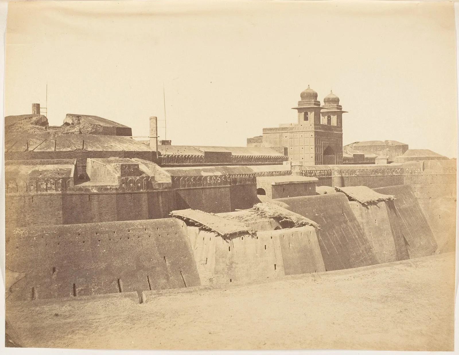 19th-century print of Phillaur Fort on the Sutlej