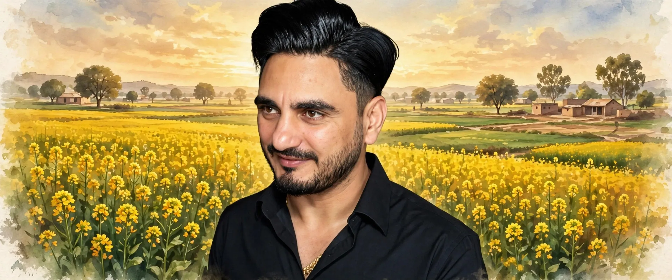 AI-generated editorial design for Jugti, incorporating original photograph of Kulwinder Billa by ABP Sanjha (CC BY 3.0)