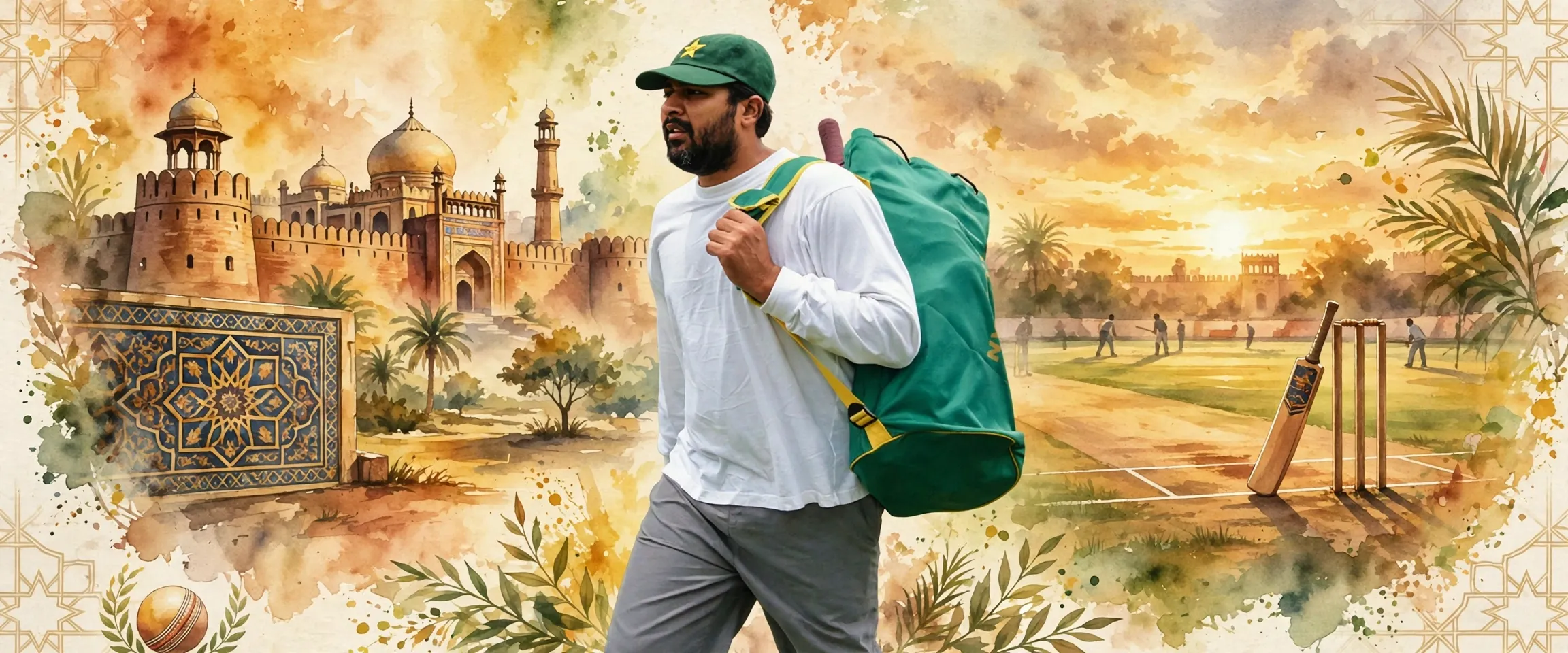 AI-generated editorial design for Jugti, incorporating original photograph of Inzamam-ul-Haq by paddynapper (CC BY-SA 2.0)